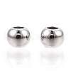 Rhodium Plated 925 Sterling Silver Beads STER-T007-12P-01-2