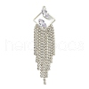 Brass Rhinestone Pendants KK-I715-08S-02-1