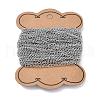 Tarnish Resistant 304 Stainless Steel Twist Chains CHS-K001-24-3mm-5