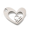 201 Stainless Steel Pendants STAS-A116-01P-07-1