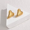 304 Stainless Steel Stud Earrings for Women EJEW-M095-01G-5