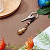 Detachable Brass Gourd Feng Shui Hanging Ornament for Wealth & Success KEYC-WH0036-17G-4