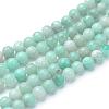 Natural Amazonite Beads Strands G-T055-6mm-17-1