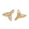 Brass Micro Pave Cubic Zirconia Pendants KK-S526-42G-2