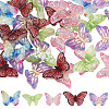 SUNNYCLUE 50Pcs 5 Styles Spray Painted Resin Decoden Cabochons RESI-SC0003-44-1