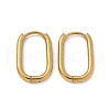 Ion Plating(IP) 304 Stainless Steel Oval Hoop Earrings EJEW-M218-02A-G-2