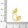 304 Stainless Steel Pendants STAS-R137-01G-J-3