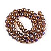 Electroplate Transparent Glass Beads Strands GLAA-T032-T8mm-AB23-2