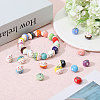 CHGCRAFT 30Pcs 15 Colors Handmade Porcelain Beads PORC-CA0001-21-5