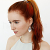 ANATTASOUL 3 Pairs 3 Style Bohemia Teardrop & Flat Round & Triangle Alloy Geometry Dangle Earrings for Women EJEW-AN0002-25-6