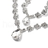 Alloy Rhinestone Hair Chain OHAR-M044-02B-S-2