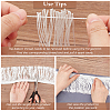 10 Yards Polyester Tassel Lace Ribbons OCOR-WH0045-23A-01-4