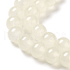 Baking Painted Imitation Jade Glass Round Bead Strands X-DGLA-Q021-8mm-01-3