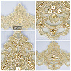 3 Yards Polyester Embroidery Flower Ribbon OCOR-WH20001-86B-6