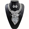 Alloy & Aluminum Dangle Earrings & Necklaces Sets FS-WG3CCA6-03-1