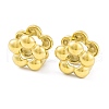 Ion Plating(IP) 304 Stainless Steel Hoop Earrings for Women EJEW-A049-01G-1