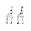 Non-Tarnish 201 Stainless Steel Pendants STAS-T044-290P-1