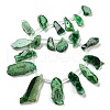 Dyed Natural Agate Nuggets Beads Strands G-E331-08H-2