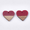 Resin & Walnut Wood Pendants RESI-S358-81B-2
