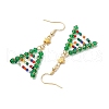 Glass Beads Earrings EJEW-TA00461-4