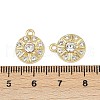 Alloy Rhinestone Pendants PALLOY-P311-03G-3