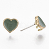 Alloy Enamel Stud Earring Findings PALLOY-N154-20B-2