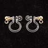 304 Stainless Steel Clip-on Earring Findings STAS-B014-05G-1