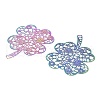 201 Stainless Steel Pendants STAS-I329-03RC-2