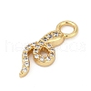Brass Micro Pave Cubic Zirconia Pendants KK-G526-12G-01-2