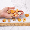 90pcs 18 Style Resin Cabochons CRES-TA0001-10-6