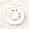 ABS Imitation Pearl Beads Braided Bead Bracelets for Women BJEW-D317-09A-G-1