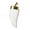 Natural Mixed Stone Pendants G-P474-04S-3