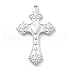 Anti-Tarnish 304 Stainless Steel Big Pendants STAS-R130-57P-1