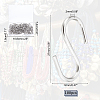 304 Stainless Steel S Hook Findings STAS-PH0016-02-4