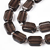 Natural Ice Obsidian Beads Strands G-C098-A22-01-2