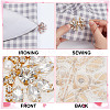  6Pcs 3 Colors Alloy with Glass Rhinestone Bowknot AJEW-NB0006-23-5