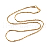 304 Stainless Steel Chain Necklaces NJEW-Q335-14G-1