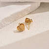 Stainless Steel 3D Heart Stud Earrings for Women GB5013-5
