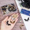 SUNNYCLUE 30Pcs 3 Colors Alloy Chandelier Components Links FIND-SC0006-89-3