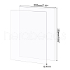 Olycraft Transparent Plastic Board with Protective Paper for Photo Frame Replacement DIY-OC0003-74E-2