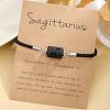 12 Constellations Protetion Plastic Column Link Bracelets WGFC008-06-1