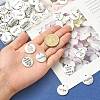 100pcs 10 Style Tibetan Style Alloy Pendants TIBEP-CJ0001-25-4