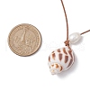 Mother's Day Jewellery Summer Beach Natural Cultured Freshwater Pearl & Natural Shell Pendant Necklaces NJEW-JN05100-01-4