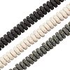 Olycraft 3 Strands 3 Colors Natural Lava Rock Beads Strands G-OC0002-83-1