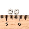 Brass Micro Pave Clear Cubic Zirconia Beads KK-K300-02A-P-2