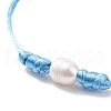 Natural Pearl Beaded Bracelet BJEW-JB08161-5