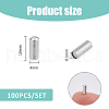 SUPERFINDINGS 100Pcs Brass Beads KK-FH0007-50-2