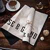 Coffee Theme Cotton and Linen Cup Mats AJEW-WH0201-011-5