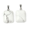 Natural & Synthetic Mixed Gemstone Pendants G-L623-05P-2