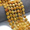 Natural Topaz Jade Beads Strands G-C116-A121-01-1